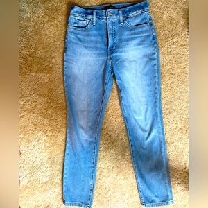 Banana republic High rise slim straight leg jean